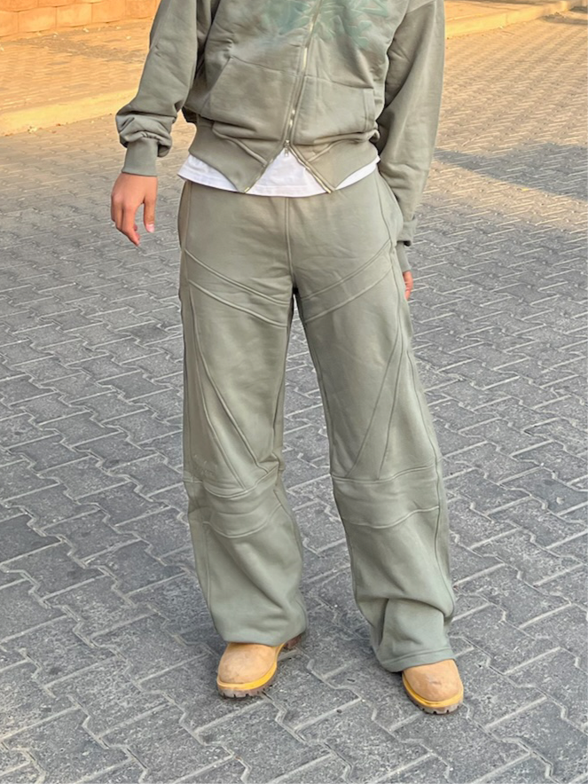 Olive Green On the street Sweatpants