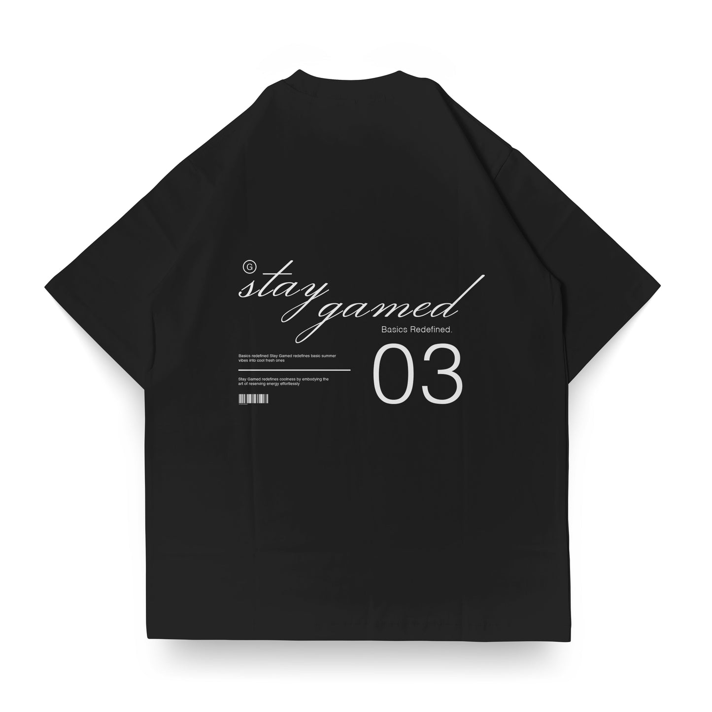 Boxy fit T-Shirt Black