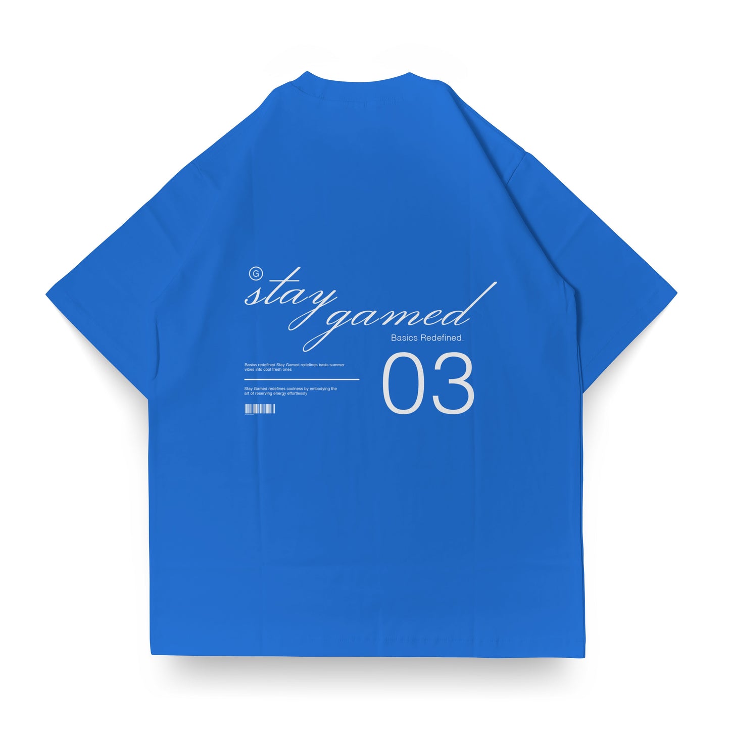 Boxy fit T-Shirt Blue