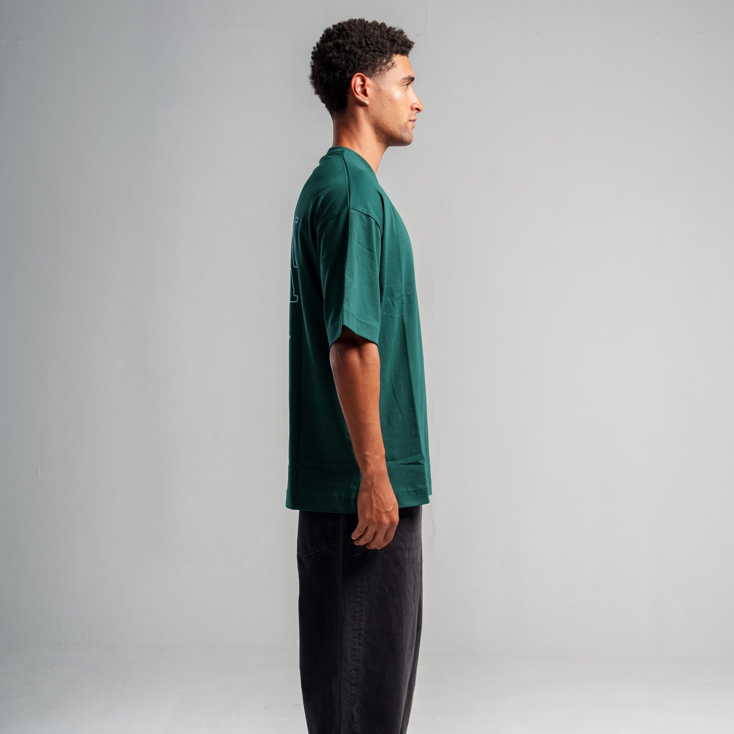 Oversized T-Shirt Dark Green