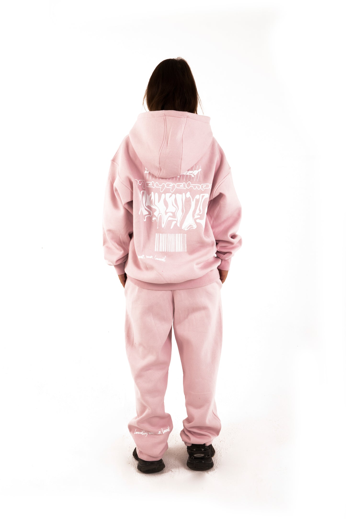 NOT LOCAL Pink Hoodie