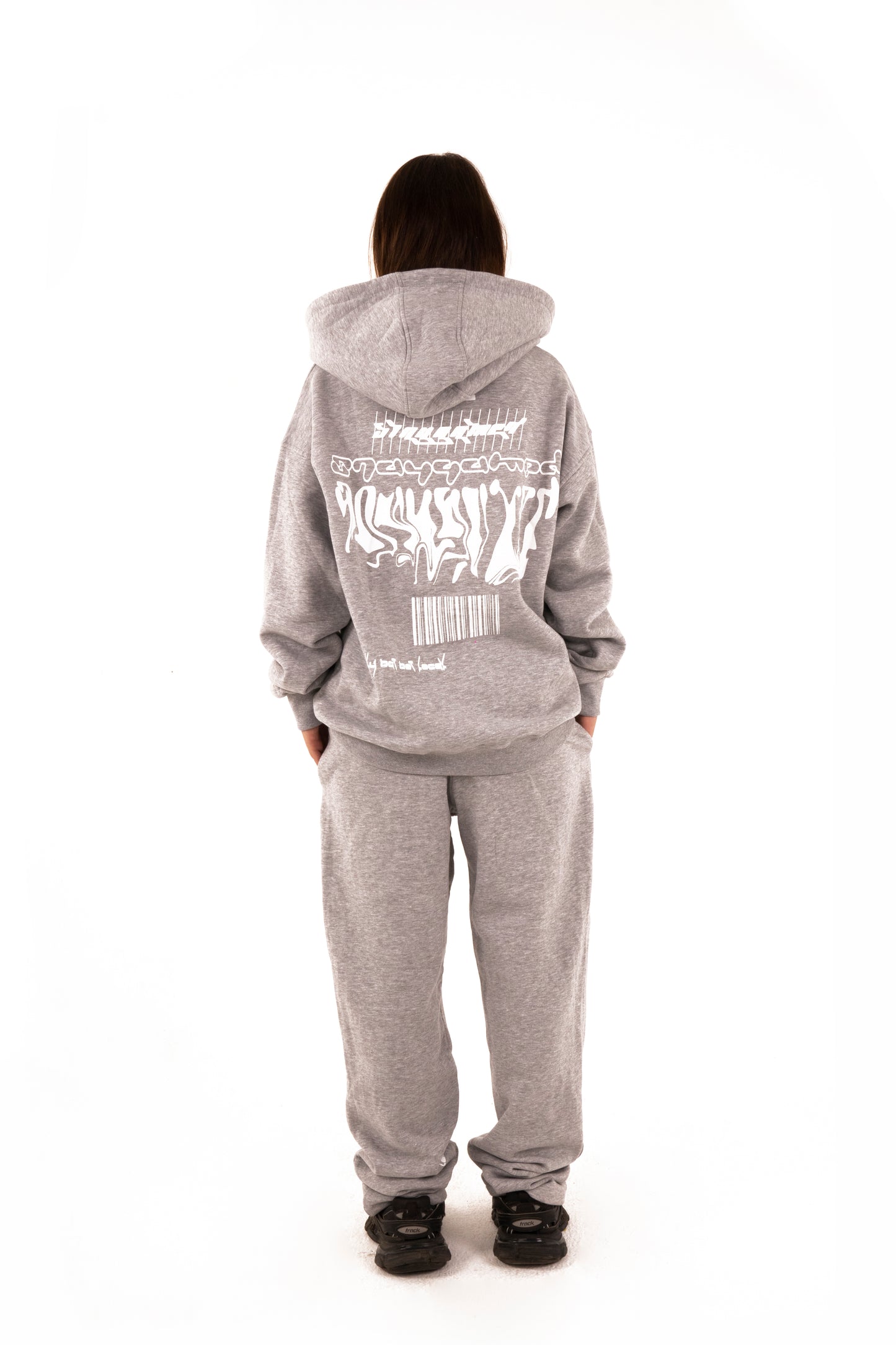 NOT LOCAL Grey Hoodie