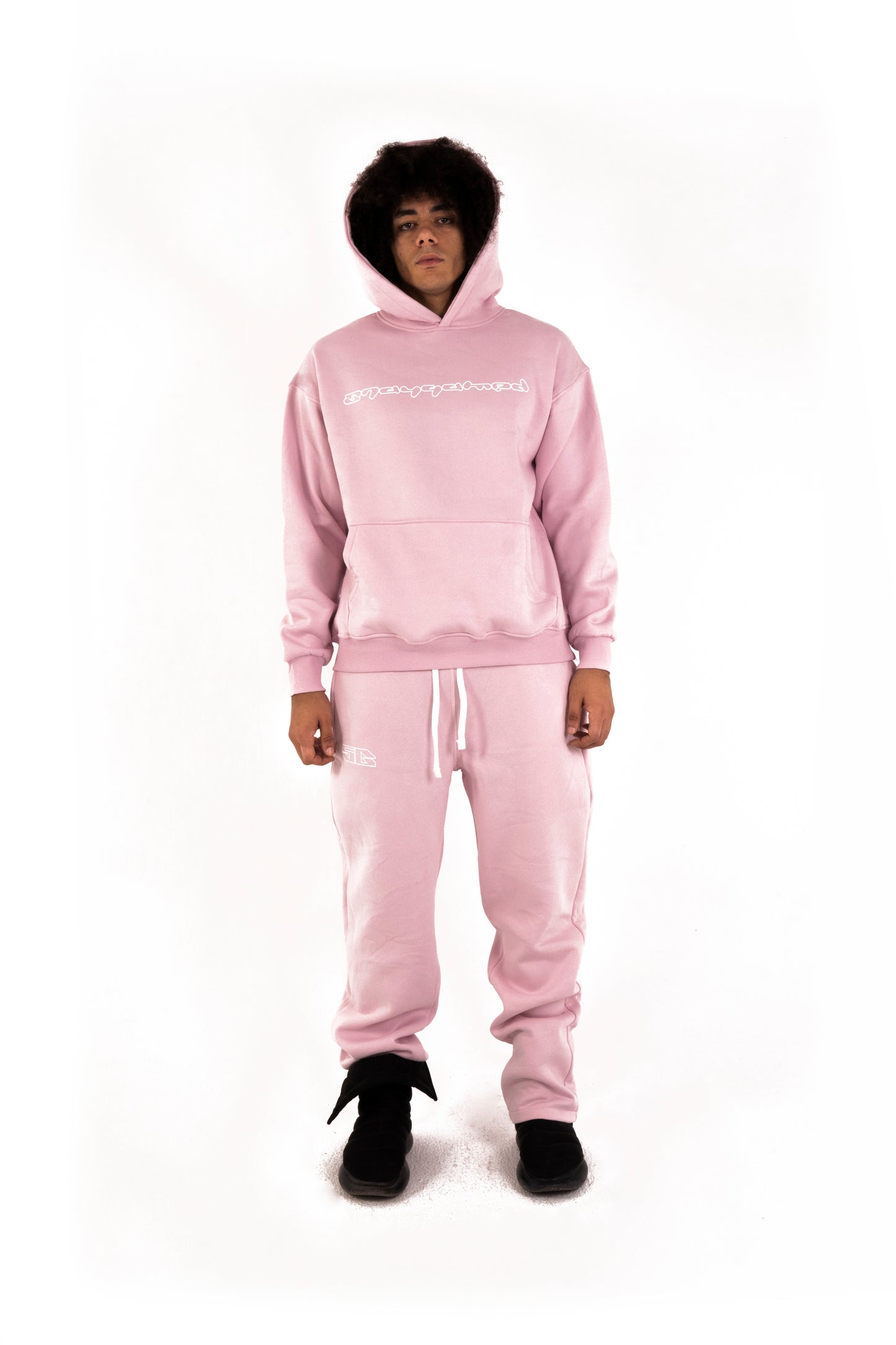 NOT LOCAL Pink Hoodie