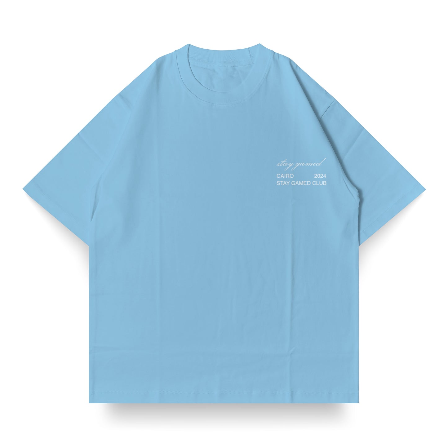 Boxy fit T-Shirt Iceblue