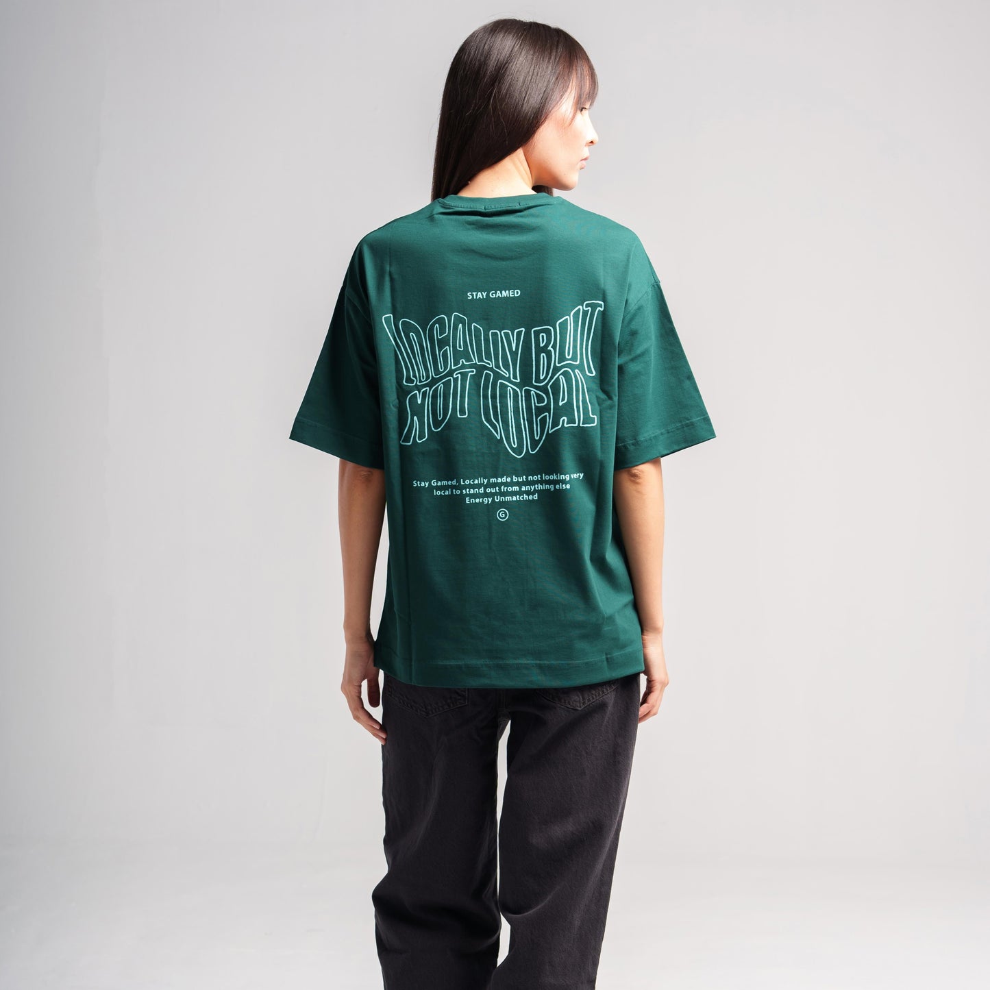 Oversized T-Shirt Dark Green