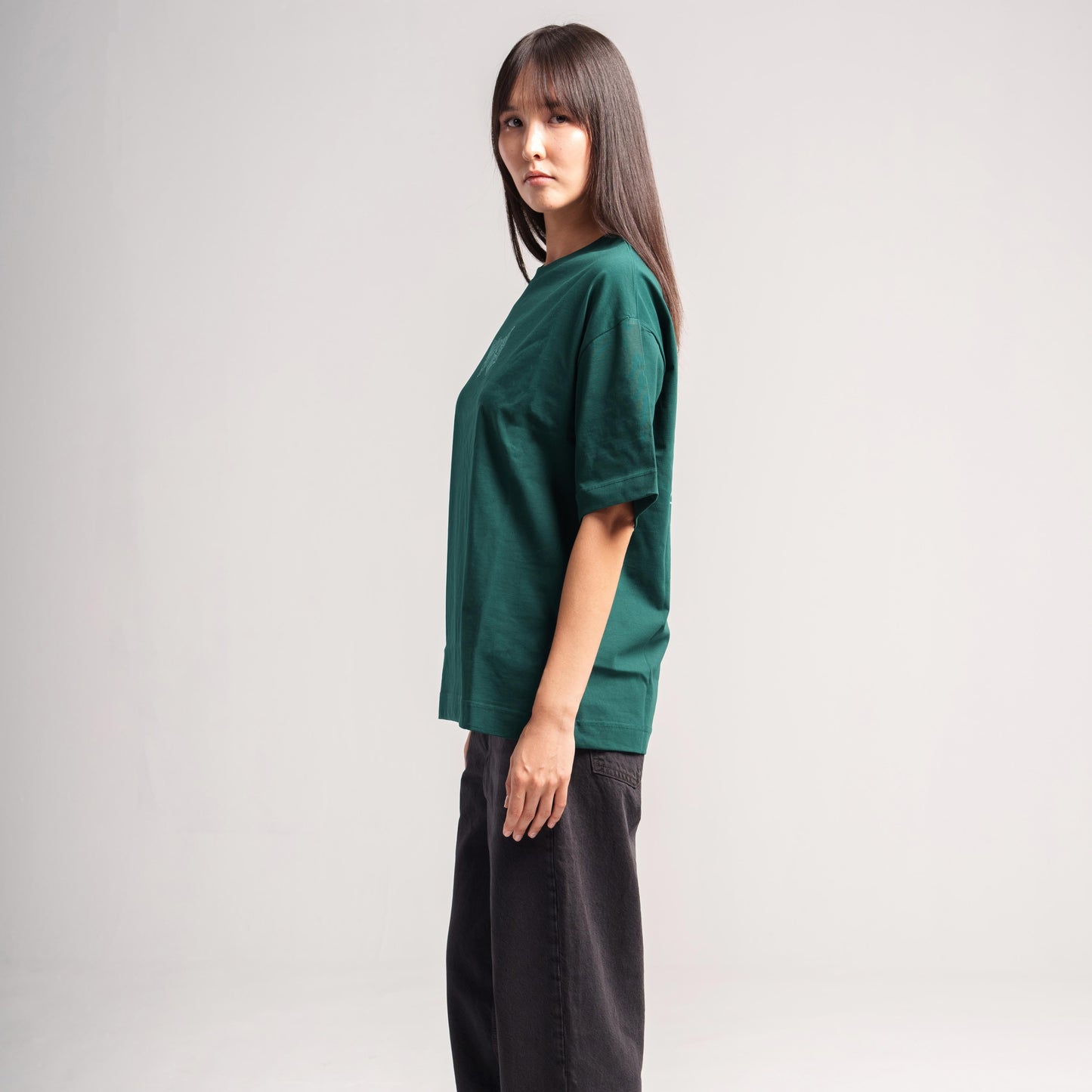 Oversized T-Shirt Dark Green